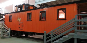 Milwaukee Road No. 2 Caboose, National Railroad Museum, Photo by cjverb (2018)-2-300px